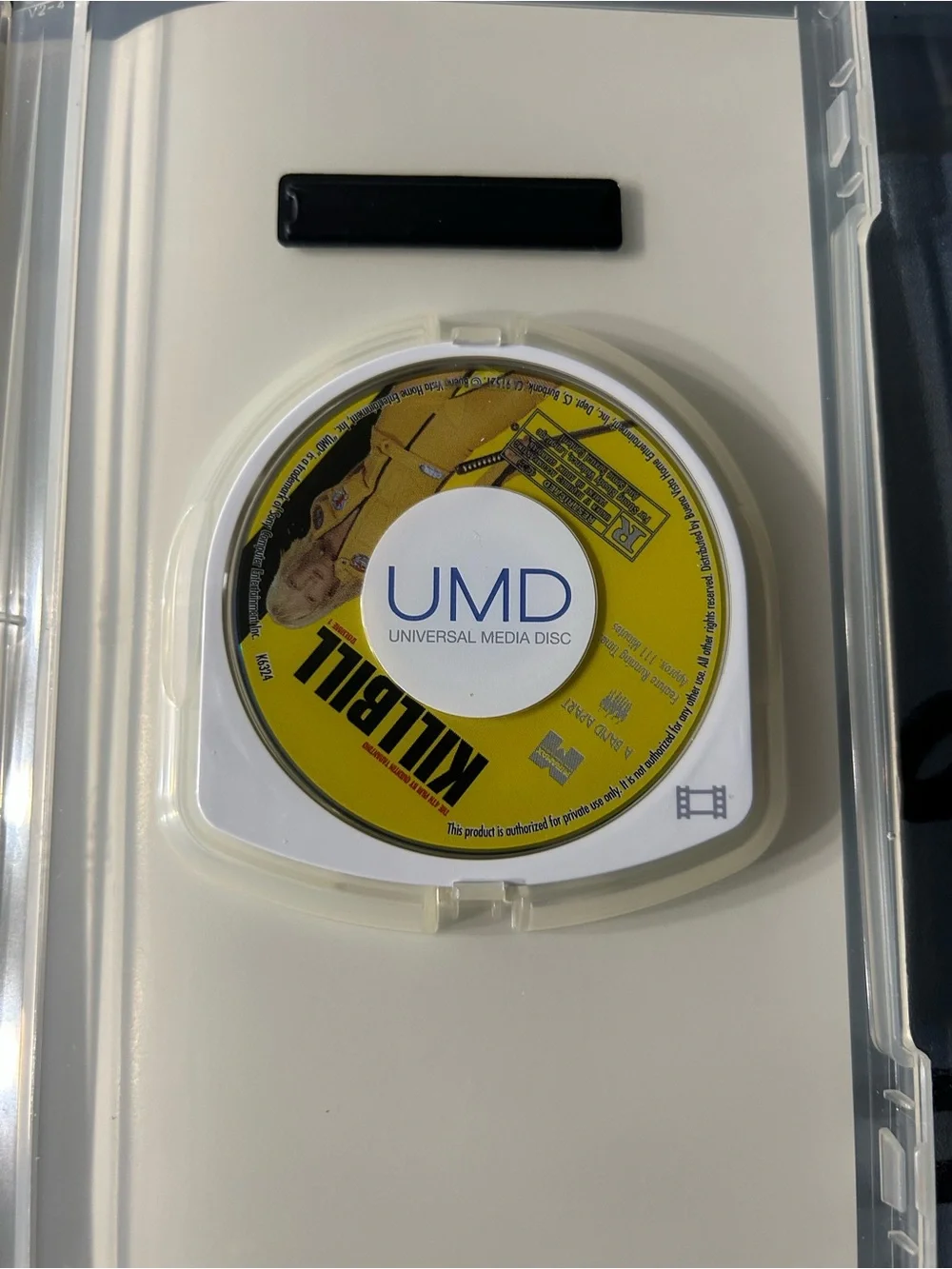 Sony PSP UMD Kill Bill Volume 1 Yellow